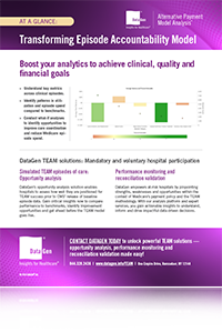 Thumbnail - TEAM: Explore our Transforming Episodes Accountability Model (TEAM) solutions today!